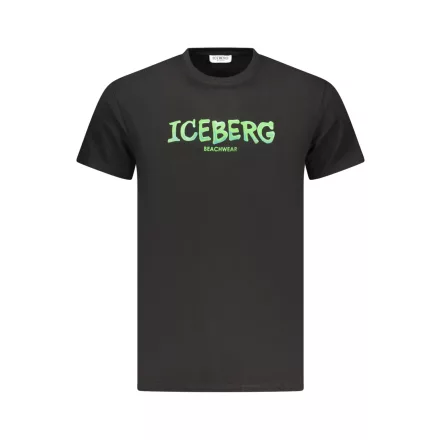 ICEBERG FÉRFI RÖVID UJJÚ PÓLÓ FEKETE