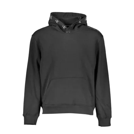 CALVIN KLEIN FÉRFI FEKETE CIPZÁROS PULÓVER