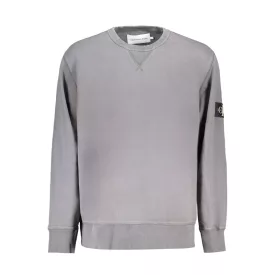 CALVIN KLEIN FÉRFI SZÜRKE CIPZÁR NÉLKÜLI PÓLÓ