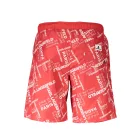 KARL LAGERFELD Fürdőruha Férfi Fürdőnadrág Rövidnadrág Short PIROS