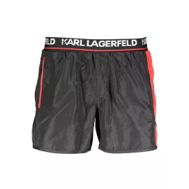 KARL LAGERFELD Fürdőruha FÉRFI FEKETE ALSÓ
