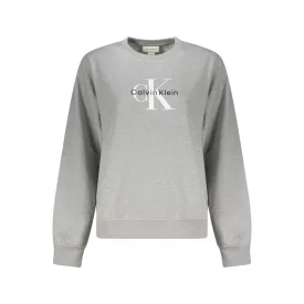 CALVIN KLEIN CIPZÁR NÉLKÜLI NŐI SZÜRKE PULÓVER