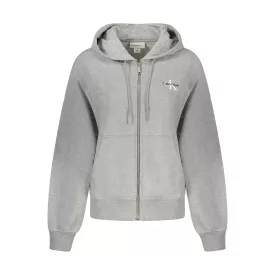 CALVIN KLEIN NŐI CIPZÁROS PULÓVER SZÜRKE