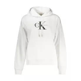 CALVIN KLEIN NŐI CIPZÁROS PULÓVER FEHÉR
