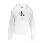 CALVIN KLEIN NŐI CIPZÁROS PULÓVER FEHÉR