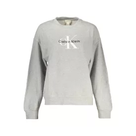 CALVIN KLEIN NŐI SZÜRKE CIPZÁROS PULÓVER