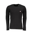 guess jeans FÉRFI HOSSZÚ UJJÚ PÓLÓ FEKETE