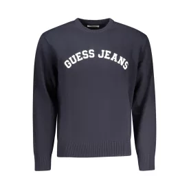 guess jeans FÉRFI KÉK PULÓVER