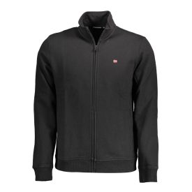 NAPAPIJRI FÉRFI CIPZÁRAS PULÓVER FEKETE