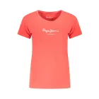 pepe jeans NŐI RÖVID UJJÚ PÓLÓ, PIROS
