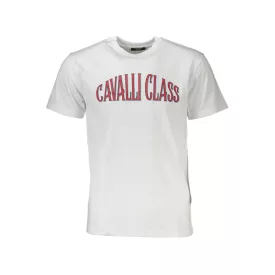 CAVALLI CLASS RÖVID UJJÚ FÉRFI PÓLÓ FEHÉR
