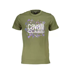 CAVALLI CLASS RÖVID UJJÚ FÉRFI PÓLÓ ZÖLD