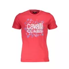 CAVALLI CLASS RÖVID UJJÚ FÉRFI PÓLÓ PIROS