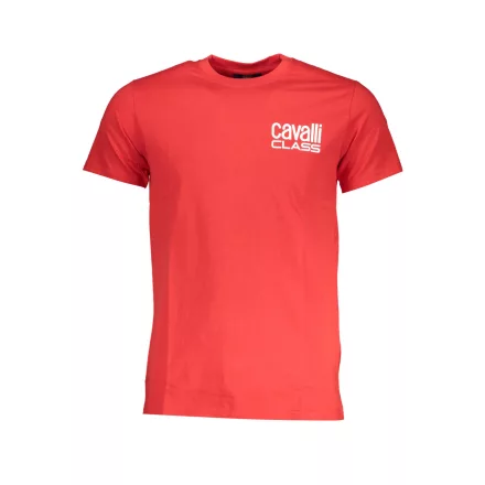 CAVALLI OSZTÁLY FÉRFI RÖVID UJJÚ PÓLÓ, PIROS