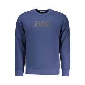RIFLE FÉRFI CIPZÁRAS PULÓVER, KÉK