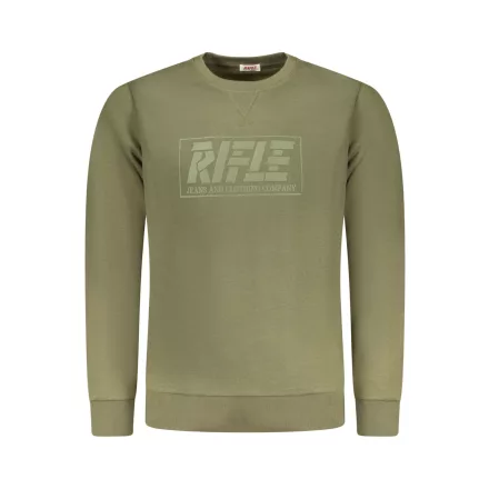 RIFLE FÉRFI CIPZÁRAS PULÓVER ZÖLD