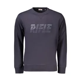 RIFLE FÉRFI CIPZÁRAS PULÓVER, KÉK