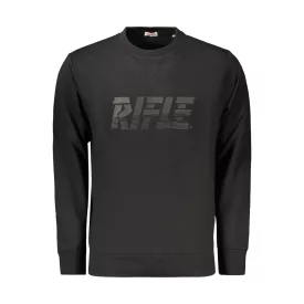 RIFLE FÉRFI FEKETE CIPZÁROS PULÓVER