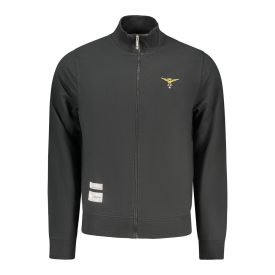 KATONAI AKADÉMIA FÉRFI FEKETE CIPZÁROS PULÓVER