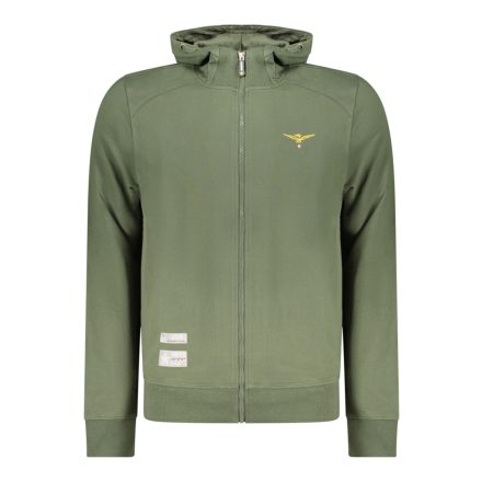 KATONAI AKADÉMIA ZÖLD CIPZÁRAS FÉRFI PULÓVER