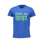 DIESEL FÉRFI RÖVID UJJÚ PÓLÓ, KÉK