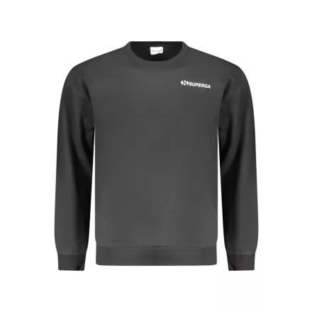 SUPERGA FÉRFI FEKETE CIPZÁROS PULÓVER