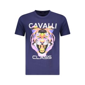 CAVALLI OSZTÁLY RÖVID UJJÚ PÓLÓ FÉRFI KÉK