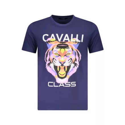 CAVALLI OSZTÁLY RÖVID UJJÚ PÓLÓ FÉRFI KÉK