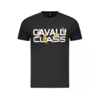 CAVALLI OSZTÁLY RÖVID UJJÚ PÓLÓ FÉRFI FEKETE