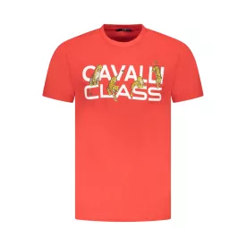 CAVALLI OSZTÁLY RÖVID UJJÚ PÓLÓ FÉRFI PIROS