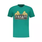 CAVALLI OSZTÁLY RÖVID UJJÚ PÓLÓ FÉRFI ZÖLD