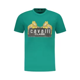 CAVALLI OSZTÁLY RÖVID UJJÚ PÓLÓ FÉRFI ZÖLD