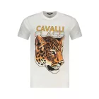 CAVALLI OSZTÁLY RÖVID UJJÚ PÓLÓ FÉRFI FÉR