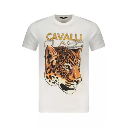 CAVALLI OSZTÁLY RÖVID UJJÚ PÓLÓ FÉRFI FÉR