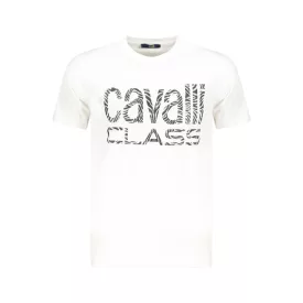 CAVALLI OSZTÁLY RÖVID UJJÚ PÓLÓ FÉRFI FÉR