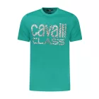 CAVALLI CLASS RÖVID UJJÚ FÉRFI PÓLÓ ZÖLD