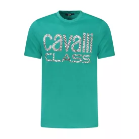 CAVALLI CLASS RÖVID UJJÚ FÉRFI PÓLÓ ZÖLD