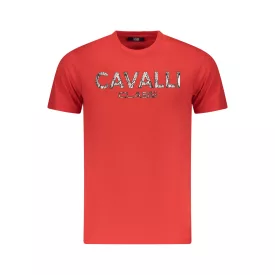 CAVALLI OSZTÁLY RÖVID UJJÚ PÓLÓ FÉRFI PIROS
