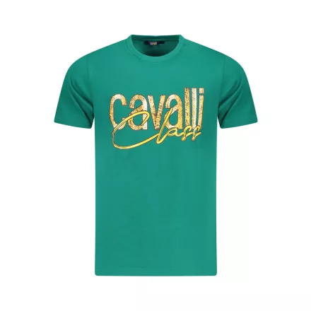 CAVALLI OSZTÁLY RÖVID UJJÚ PÓLÓ FÉRFI ZÖLD