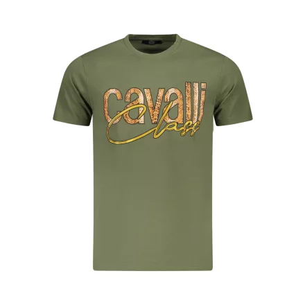 CAVALLI OSZTÁLY RÖVID UJJÚ PÓLÓ FÉRFI ZÖLD