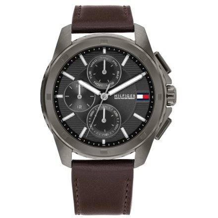 TOMMY HILFIGER férfi barna Quartz óra karóra 1710623