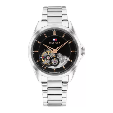 TOMMY HILFIGER férfi automata óra karóra 1710718