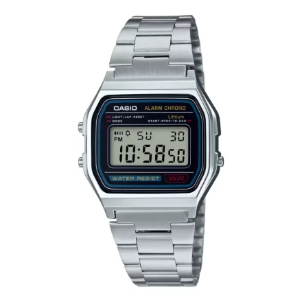 CASIO Unisex férfi női Quartz óra karóra A-158WA-1DF