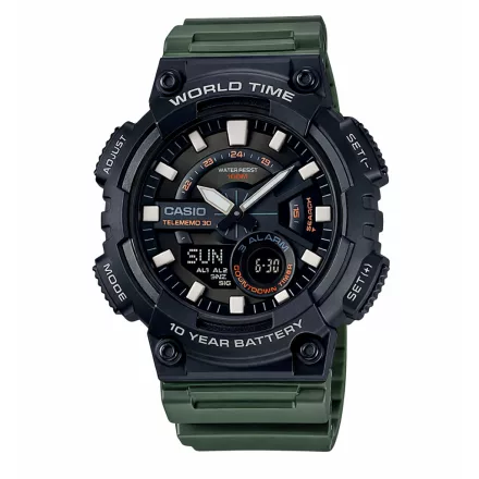 CASIO férfi Quartz óra karóra AEQ-110W-3A