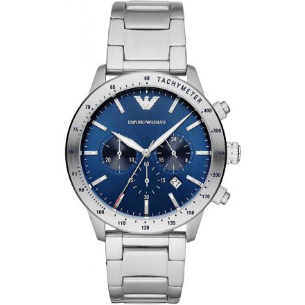 ARMANI férfi ezüst Quartz óra karóra AR11306