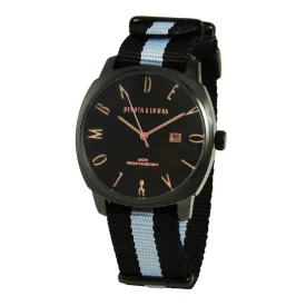 DEVOTA & LOMBA férfi Quartz óra karóra DL008MSPBKGR-