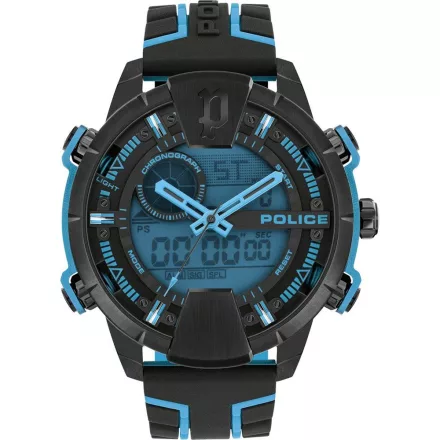 POLICE férfi Quartz óra karóra PEWJP2110202