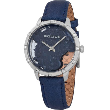 POLICE női kék Quartz óra karóra PL16041MS.03