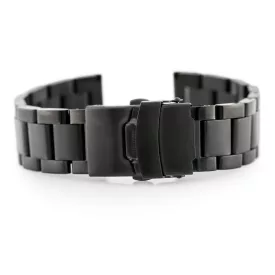 Pacific fém óraszíj Model 3 solid czarna 18mm
