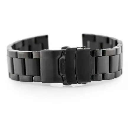 Pacific fém óraszíj Model 3 solid czarna 18mm